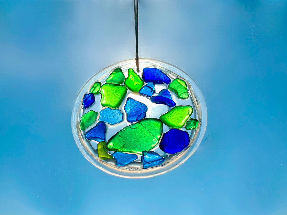 Sea Glass Sun Catchers How to Tutorial